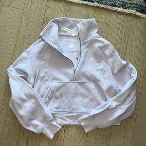 Lululemon Cropped Lavendar Sweatshirt